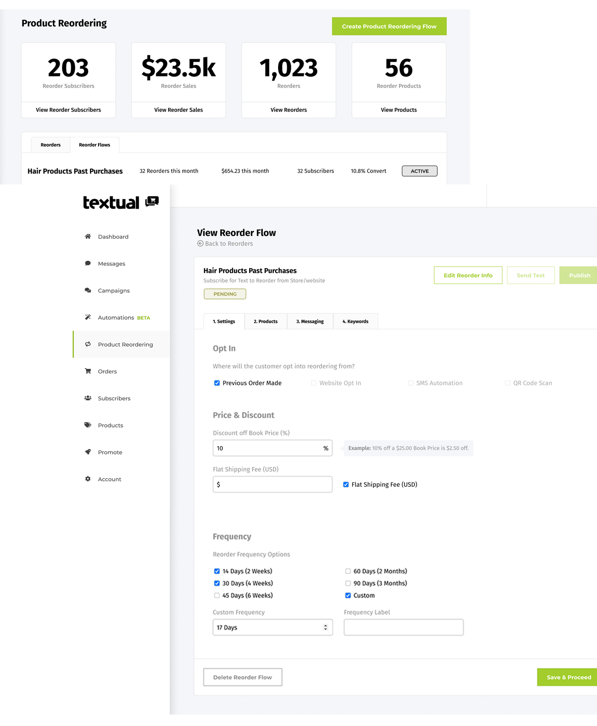 Automation Set Up in Textual Platform